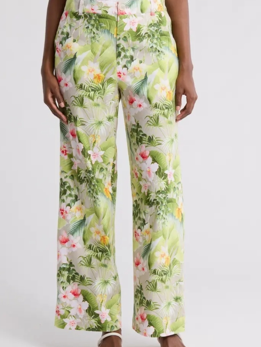 Tommy Bahama Flora Rivera Palma Cost Linen Blend Pants